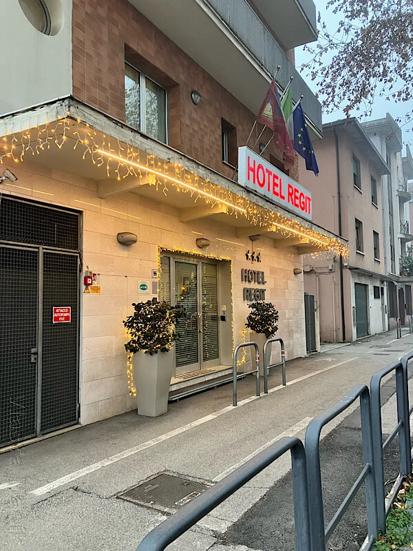 Vstup do Hotelu Regit Venezia Mestre